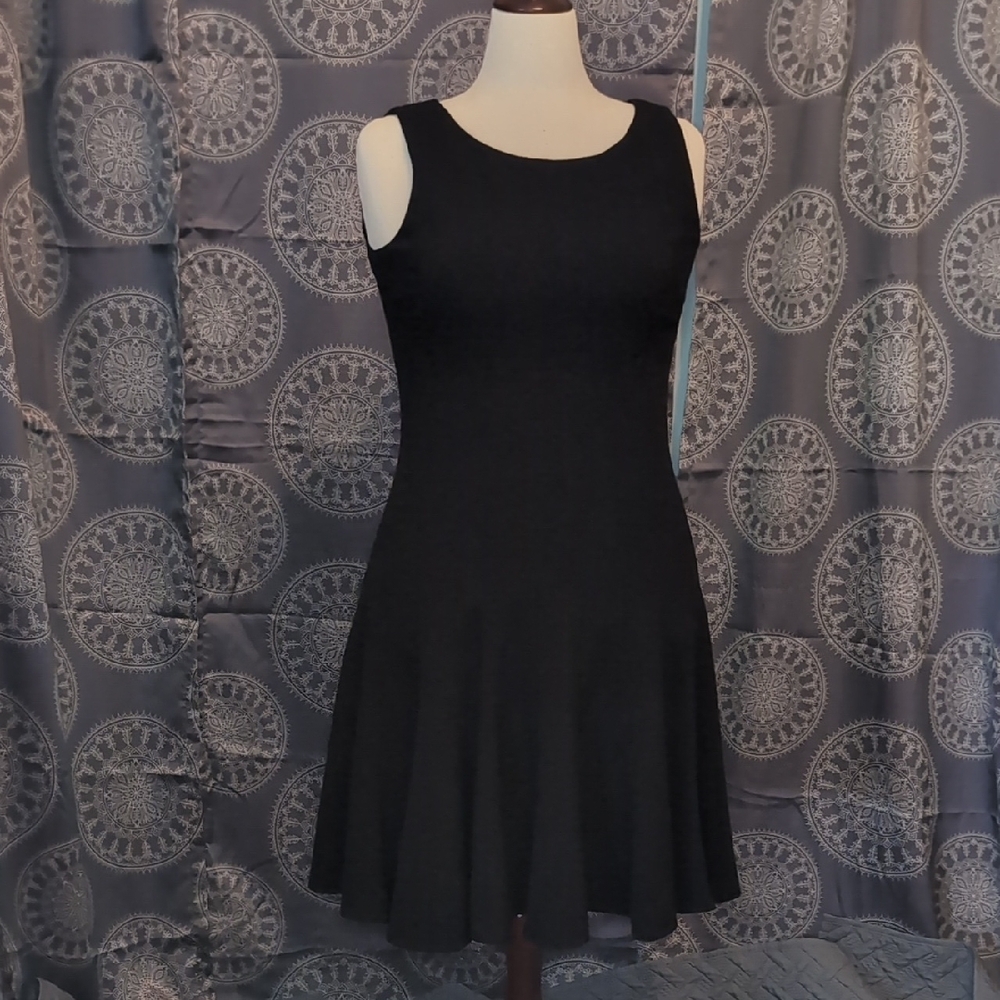 Elegant Black Sleeveless Dress